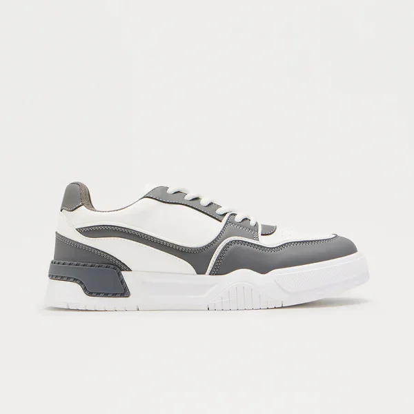 Major Step Chunky Paneled Sneaker - White/combo