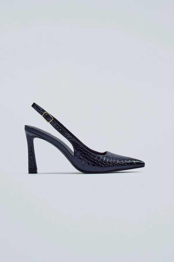 Samantha Slingback Pumps - Black/combo - Image 1