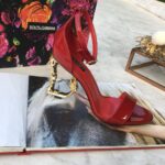 Patent Leather Sandals  صندلمن الجلد اللامع - Image 5