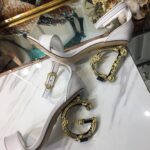 Patent Leather Sandals  صندلمن الجلد اللامع - Image 3