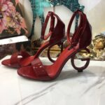 Patent Leather Sandals  صندلمن الجلد اللامع
