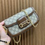 Horsebit Shoulder Bag (حقيبة كتف غوتشي هورسبت) - Image 4
