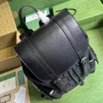 Jumbo Canvas and Leather Backpack (حقيبة ظهر قماش  جامبو وجلد) - Image 5