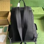 Jumbo Canvas and Leather Backpack (حقيبة ظهر قماش  جامبو وجلد) - Image 2