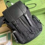 Jumbo Canvas and Leather Backpack (حقيبة ظهر قماش  جامبو وجلد) - Image 7
