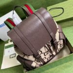Jumbo Canvas and Leather Backpack (حقيبة ظهر قماش  جامبو وجلد) - Image 6