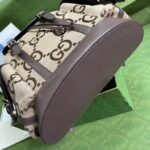 Jumbo Canvas and Leather Backpack (حقيبة ظهر قماش  جامبو وجلد) - Image 7
