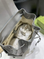 Embossed Leather Backpack (حقيبة ظهر الجلدية المنقوشة بشعار) - Image 5