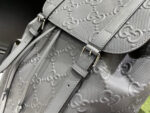 Embossed Leather Backpack (حقيبة ظهر الجلدية المنقوشة بشعار) - Image 8