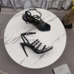 Rhinestone buckle sandals (بإبزيم مرصّع بحجر الراين صنادل) - Image 2