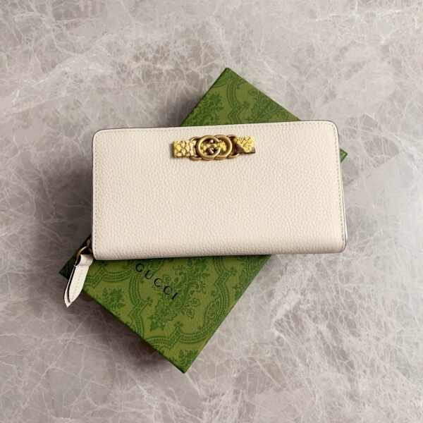 Interlocking Bow Wallet (محفظة بقوس متداخل من جلد الثعبان)
