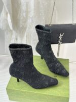 GG Knit Ankle Boots (جی جی حذاء كاحل محبوك) - Image 4