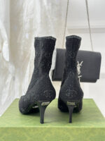 GG Knit Ankle Boots (جی جی حذاء كاحل محبوك) - Image 2