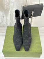 GG Knit Ankle Boots (جی جی حذاء كاحل محبوك) - Image 5