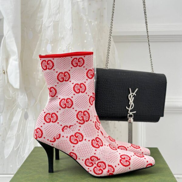 GG Knit Ankle Boots (جی جی حذاء كاحل محبوك)