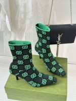 GG Knit Ankle Boots (جی جی حذاء كاحل محبوك) - Image 4