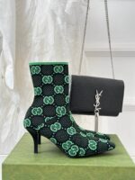 GG Knit Ankle Boots (جی جی حذاء كاحل محبوك)