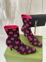 GG Knit Ankle Boots (جی جی حذاء كاحل محبوك) - Image 3