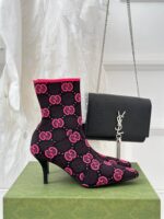 GG Knit Ankle Boots (جی جی حذاء كاحل محبوك)