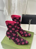 GG Knit Ankle Boots (جی جی حذاء كاحل محبوك) - Image 9