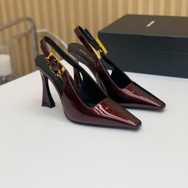 High Heel Slingback Pumps  ( حذاء بامب بكعب عالٍ مع حزام خلفي)