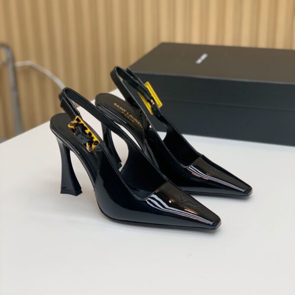 High Heel Slingback Pumps  ( حذاء بامب بكعب عالٍ مع حزام خلفي)