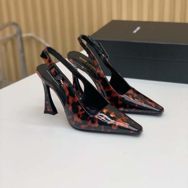 High Heel Slingback Pumps  ( حذاء بامب بكعب عالٍ مع حزام خلفي)