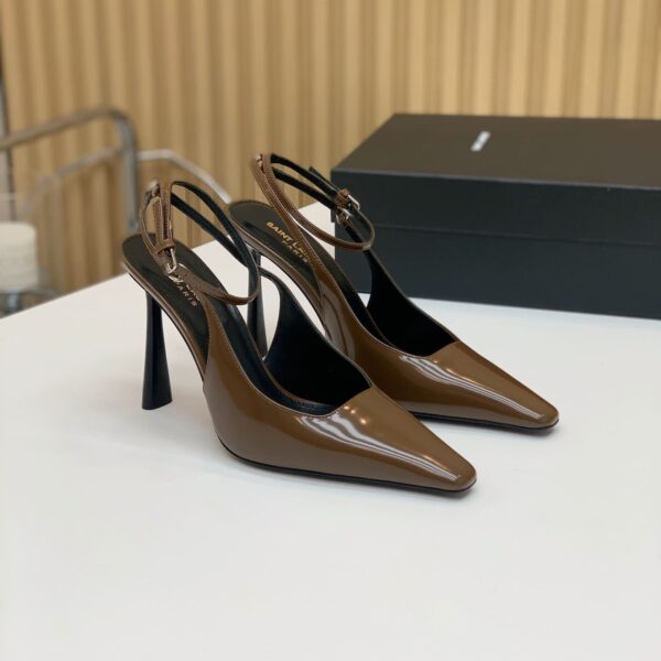 High Heel Slingback Pumps  ( حذاء بامب بكعب عالٍ مع حزام خلفي)