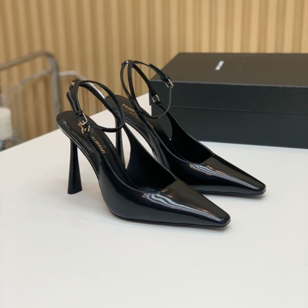 High Heel Slingback Pumps  ( حذاء بامب بكعب عالٍ مع حزام خلفي)