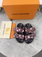 LV Flat Sandal ( حذاء “لوي صندل) - Image 2