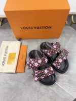 LV Flat Sandal ( حذاء “لوي صندل) - Image 5