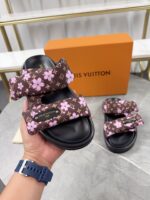LV Flat Sandal ( حذاء “لوي صندل) - Image 6