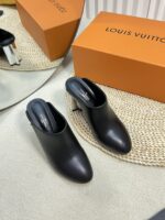 LV High-Heeled Sandals (لوي بكعب عالٍ مُرصّع صندل ) - Image 2