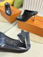 LV High-Heeled Sandals (لوي بكعب عالٍ مُرصّع صندل ) - Image 9