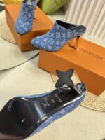 LV High-Heeled Sandals (لوي بكعب عالٍ مُرصّع صندل ) - Image 5