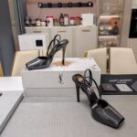 Peep-Toe Heel Sandals ( مقدمة مفتوحة كعب ويدج صندل) - Image 4