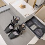 Peep-Toe Heel Sandals ( مقدمة مفتوحة كعب ويدج صندل) - Image 6