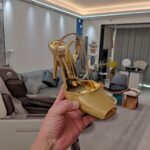 Peep-Toe Heel Sandals ( مقدمة مفتوحة كعب ويدج صندل) - Image 8