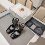 Peep-Toe Heel Sandals ( مقدمة مفتوحة كعب ويدج صندل) - Image 6