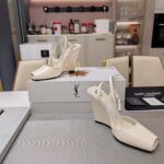 Peep-Toe Heel Sandals ( مقدمة مفتوحة كعب ويدج صندل) - Image 3