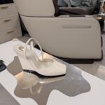 Peep-Toe Heel Sandals ( مقدمة مفتوحة كعب ويدج صندل) - Image 5