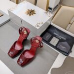 Peep-Toe Heel Sandals ( مقدمة مفتوحة كعب ويدج صندل) - Image 6