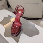 Peep-Toe Heel Sandals ( مقدمة مفتوحة كعب ويدج صندل) - Image 7