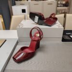 Peep-Toe Heel Sandals ( مقدمة مفتوحة كعب ويدج صندل) - Image 9