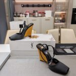 Peep-Toe Heel Sandals ( مقدمة مفتوحة كعب ويدج صندل) - Image 4