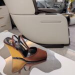 Peep-Toe Heel Sandals ( مقدمة مفتوحة كعب ويدج صندل) - Image 5