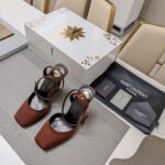 Peep-Toe Heel Sandals ( مقدمة مفتوحة كعب ويدج صندل) - Image 6