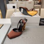 Peep-Toe Heel Sandals ( مقدمة مفتوحة كعب ويدج صندل) - Image 9