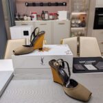 Peep-Toe Heel Sandals ( مقدمة مفتوحة كعب ويدج صندل) - Image 4