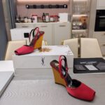 Peep-Toe Heel Sandals ( مقدمة مفتوحة كعب ويدج صندل) - Image 5